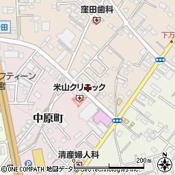 中野新聞店周辺の地図