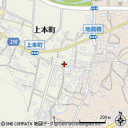 愛知県瀬戸市上本町483周辺の地図