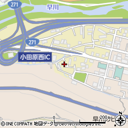 神奈川県小田原市板橋283-19周辺の地図