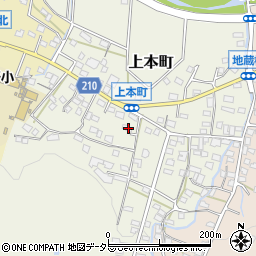 愛知県瀬戸市上本町123周辺の地図