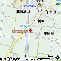 愛知県稲沢市祖父江町馬飼仙入坊周辺の地図