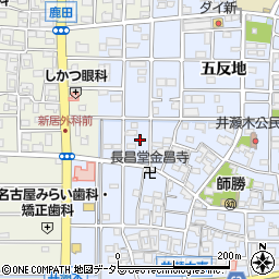 愛知県北名古屋市井瀬木鴨57-1周辺の地図