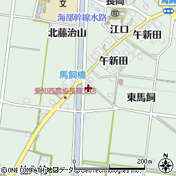 愛知県稲沢市祖父江町馬飼（仙入坊）周辺の地図