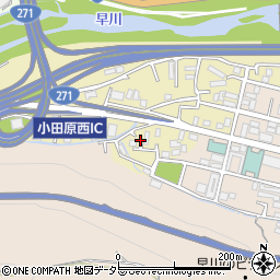 神奈川県小田原市板橋283-7周辺の地図