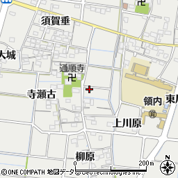 愛知県稲沢市祖父江町二俣上川原34周辺の地図