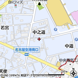 愛知県西春日井郡豊山町豊場中道103周辺の地図