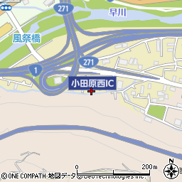 神奈川県小田原市板橋290-15周辺の地図