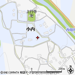 千葉県夷隅郡大多喜町小内53周辺の地図