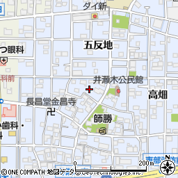 愛知県北名古屋市井瀬木居屋敷1106周辺の地図