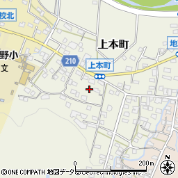 愛知県瀬戸市上本町125周辺の地図