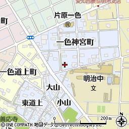 愛知県稲沢市一色神宮町32周辺の地図