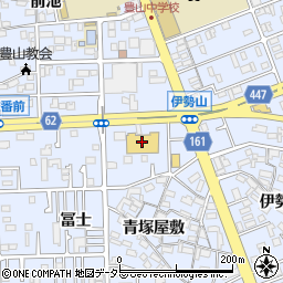 クリエイトＳＤ愛知豊山店周辺の地図