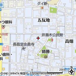 愛知県北名古屋市井瀬木居屋敷1161周辺の地図