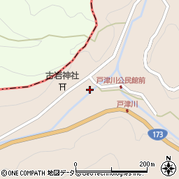 京都府船井郡京丹波町戸津川宮ノ前周辺の地図