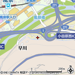 神奈川県小田原市板橋339周辺の地図