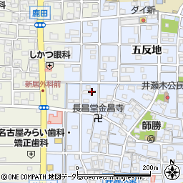 愛知県北名古屋市井瀬木鴨56-2周辺の地図