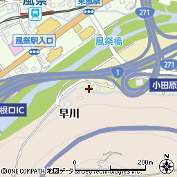 神奈川県小田原市板橋352-15周辺の地図