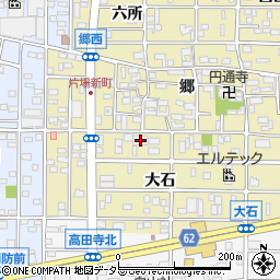 愛知県北名古屋市片場大石9周辺の地図