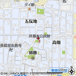 愛知県北名古屋市井瀬木居屋敷1165-2周辺の地図