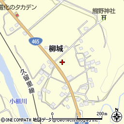 千葉県君津市柳城周辺の地図