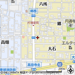 愛知県北名古屋市片場大石2周辺の地図