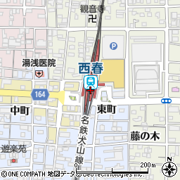 愛知県北名古屋市九之坪南町周辺の地図
