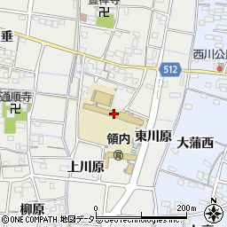 稲沢市役所　領内児童クラブ周辺の地図