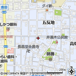 愛知県北名古屋市井瀬木居屋敷1160周辺の地図