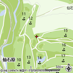 神奈川県足柄下郡箱根町仙石原1244-22周辺の地図