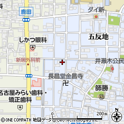 愛知県北名古屋市井瀬木鴨55-2周辺の地図