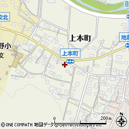 愛知県瀬戸市上本町134周辺の地図