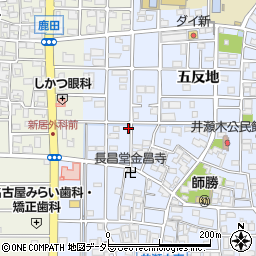 愛知県北名古屋市井瀬木鴨55-1周辺の地図