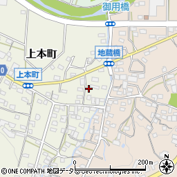 愛知県瀬戸市上本町428周辺の地図