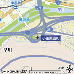 神奈川県小田原市板橋341周辺の地図