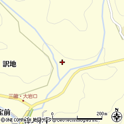 愛知県豊田市三箇町仲島周辺の地図
