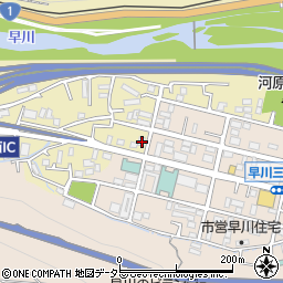 神奈川県小田原市板橋274周辺の地図