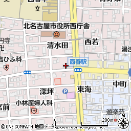 株式会社ホットスタッフ　北名古屋周辺の地図