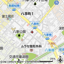 高柳園周辺の地図