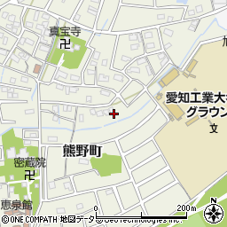 愛知県春日井市熊野町146周辺の地図