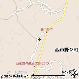 愛知県豊田市西市野々町周辺の地図