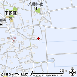 岐阜県海津市南濃町志津周辺の地図
