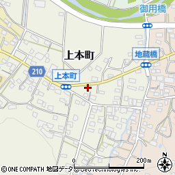 愛知県瀬戸市上本町504周辺の地図