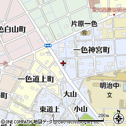 愛知県稲沢市一色神宮町24周辺の地図
