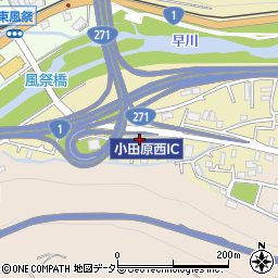 神奈川県小田原市板橋290周辺の地図