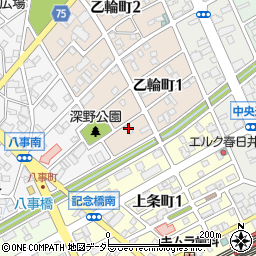 愛知県春日井市乙輪町1丁目31周辺の地図