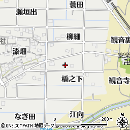 愛知県稲沢市法花寺町橋之下519周辺の地図