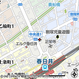春日井中央ホテル周辺の地図