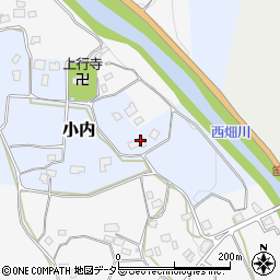 千葉県夷隅郡大多喜町小内2周辺の地図