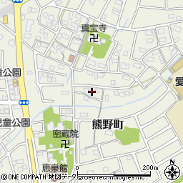 愛知県春日井市熊野町514-14周辺の地図