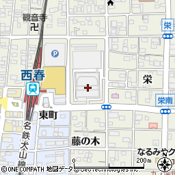 愛知県北名古屋市鹿田大日堂附周辺の地図